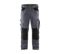 Blaklader 15561860 Pantalons sans poches à clous, Gris/noir, taille D124