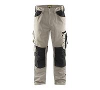 Blaklader 155618602799D100 Pantalon de travail sans poches à clous Gris/noir Taille D100