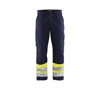 Blaklader 15641811 Pantalon haute visibilité, Bleu marin/jaune, taille D92