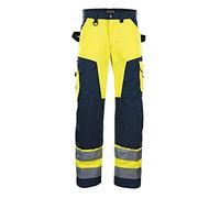 Blaklader 15661811 Haute Vis Arbeitshose Ohne Nageltaschen, Jaune/Marine, taille D120