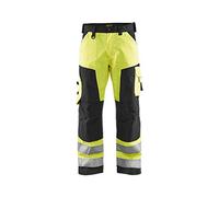 Blaklader 15661811 Haute Vis Arbeitshose Ohne Nageltaschen, jaune/ noir, taille C60