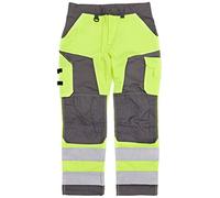 Blaklader 15661811 Haute Vis Arbeitshose Ohne Nageltaschen, Vis jaune/Gris moyen, taille D84