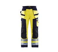 Blaklader 15791514 Pantalons d'artisan multiformes, Jaune/Marine, taille C62