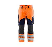 Blaklader 15881513 Pantalons multiformes inhérents, Orange/Bleu marine, taille C58