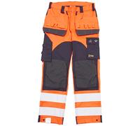 Blaklader 15891513 Pantalons multiformes inhérents, Orange/Bleu marine, taille C56