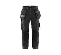 Blaklader 15901343 Pantalon d'artisan avec extensibilité, Gris foncé/Noir, taille C46