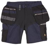Blaklader 15981343 Shorts d'artisan avec élastiques, Marine noire/Noir, taille C52
