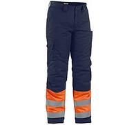 Blaklader 18621811 Pantalon d'hiver High Vis, Orange/Bleu marine, taille C52