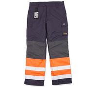 Blaklader 18691513 Pantalons d'hiver multiformes inhérents, Bleu marin/Orange, taille D104