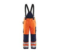 Blaklader 18851977 Pantalon d'hiver High Vis, Orange/Bleu marine, taille D120