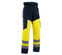 Blaklader 19201900 Pantalon de peintre avec élasticité, Jaune/Marine, taille C48