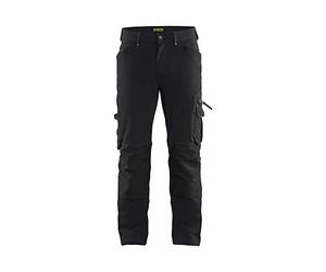 Blaklader 198916449900C48 Pantalon stretch 4 directions sans poche à clou Noir Taille C48 X1900