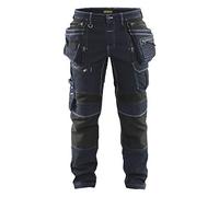 Blaklader 199011418999C158 X1900 Pantalon de travail stretch Bleu marine/noir Taille C158