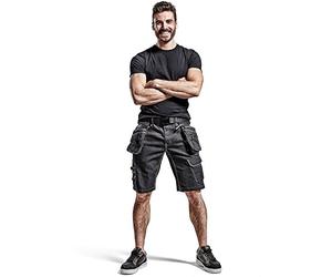 Blaklader 19921141 Shorts d'artisanat extensibles, noir, taille C44