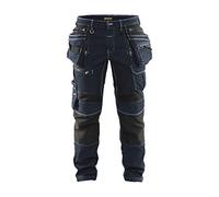 Blaklader 19991141 Pantalon artisanal extensible X1900, Bleu marine / Noir, taille D96