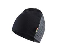 Blaklader 20351734 Merino Beanie, Gris Moyen/Noir, Taille Unique