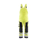 Blaklader 26081514 PANTALON À BAVETTE MULTINORME, Jaune/Marine, taille C46