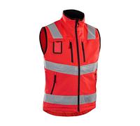 Blaklader 30492517 GILET SOUPLE HAUTE VISIBILITÉ, Haute visibilité rouge, taille S