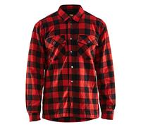 Blakläder 322511315699XL Chemise flanelle doublée Taille XL Rouge/Noir Noir, Rouge