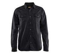 Blaklader 32971135 TWILL SHIRT, Noir, taille 4XL