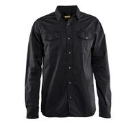 Blaklader 32971135 TWILL SHIRT, Noir, taille L
