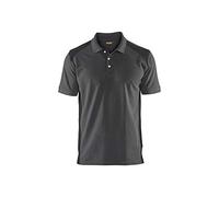 Blaklader 33241050 POLO SHIRT, Gris moyen/noir, taille XS