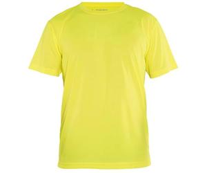 Blaklader 33311011 T-SHIRT FONCTIONNEL PROTÉGÉ CONTRE LES UV, Jaune, taille XL
