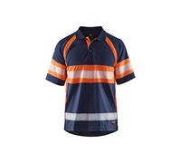 Blaklader 33381051 T-SHIRT UV HIGH VIS, Bleu marin/Orange, taille XL