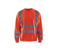 Blaklader 33411974 SWEATSHIRT HAUTE VISIBILITÉ, Haute visibilité rouge, taille M