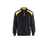 Blaklader 33531158 DEMI-ZIP 2 TONS, Noir/jaune, taille S