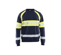 Blaklader 33591158 PULL HAUTE VISIBILITÉ, Bleu marin/jaune, taille L