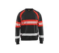 Blaklader 33591158 PULL HAUTE VISIBILITÉ, noir/rouge, taille M