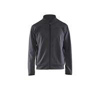 Blaklader 33622526 SWEATSHIRT AVEC FERMETURE ÉCLAIR COMPLÈTE, Gris moyen/noir, taille XL