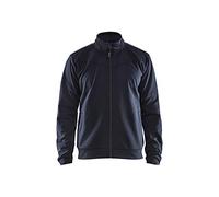 Blaklader 33622526 SWEATSHIRT AVEC FERMETURE ÉCLAIR COMPLÈTE, Marine noire/Noir, taille L