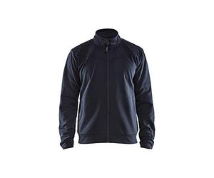 Blaklader 33622526 SWEATSHIRT AVEC FERMETURE ÉCLAIR COMPLÈTE, Marine noire/Noir, taille XXXL