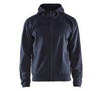 Blaklader 33632526 SWEATSHIRT AVEC FERMETURE ÉCLAIR COMPLÈTE, Marine noire/Noir, taille L