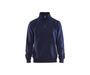 Blaklader 33651048 MAILLOT D'UNIVERSITÉ À MOITIÉ ZIPPÉ, Bleu marine, taille XXL