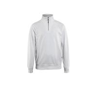 Blaklader 33691158 SWEATSHIRT AVEC DEMI FERMETURE ÉCLAIR, Blanc, taille 4XL