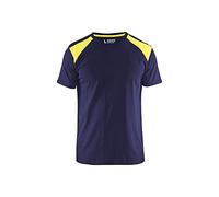 Blaklader 33791042 T-SHIRT, Bleu marine/jaune, taille 4XL