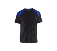Blaklader 33791042 T-SHIRT, noir/fleur bleue, taille L