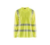 Blaklader 33851013 T-SHIRT UV HAUTE VISIBILITÉ À MANCHES LONGUES, Jaune, taille XXXL