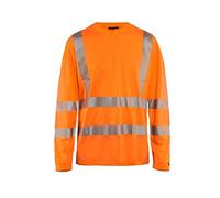 T-shirt à manches longues col V haute-visibilité anti-UV polyester 33851013 - Couleur et taille au choix