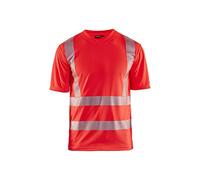 Blaklader 33861013 T-SHIRT UV HIGH VIS, Haute visibilité rouge, taille XL
