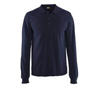 Blaklader 33881050 POLO MANCHES LONGUES, Bleu marine, taille XS