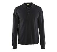 Blaklader 33881050 POLO MANCHES LONGUES, Noir, taille 4XL