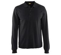 Blaklader 33881050 POLO MANCHES LONGUES, Noir, taille XXXL