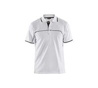 Blaklader 33891050 POLO SHIRT, blanc/gris foncé, taille XXXL