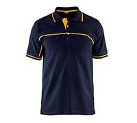 Blaklader 33891050 POLO SHIRT , Marine noire / Jaune, taille 4XL