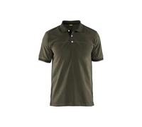 Polo bicolore Blåkläder 3389 Vert Kaki/Noir Blaklader - 338910504599