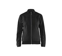 Blaklader 33942526 SWEATSHIRT POUR FEMME AVEC FERMETURE ÉCLAIR COMPLÈTE, Noir/gris foncé, taille S